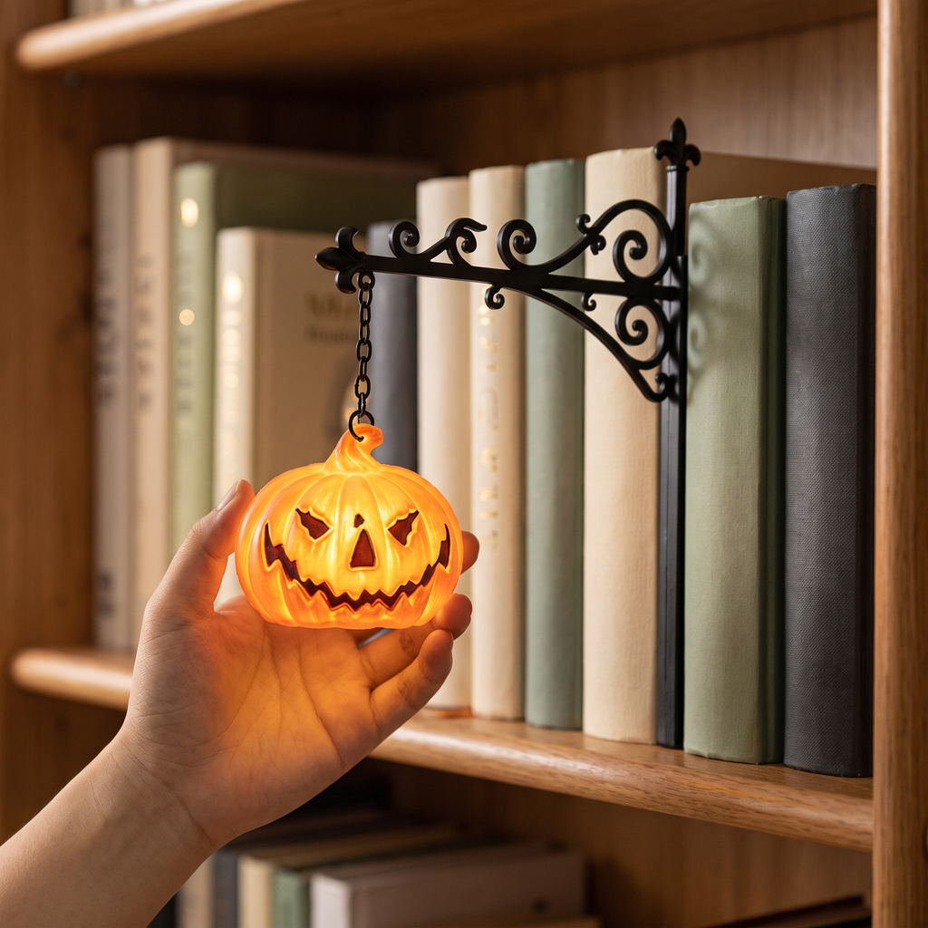 Jack-o'-Lantern Wall Lamp