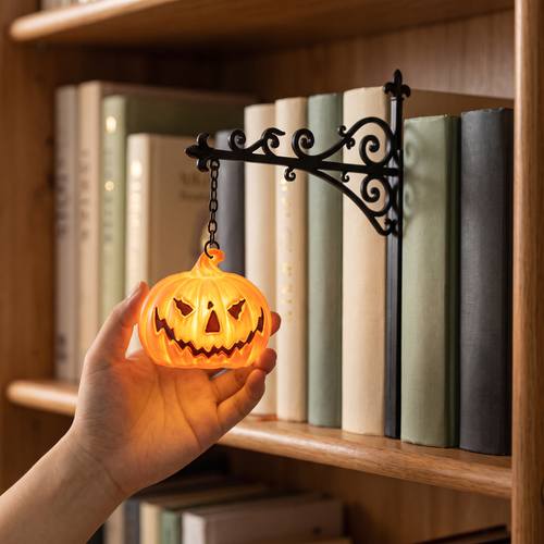 Jack-o'-Lantern Wall Lamp